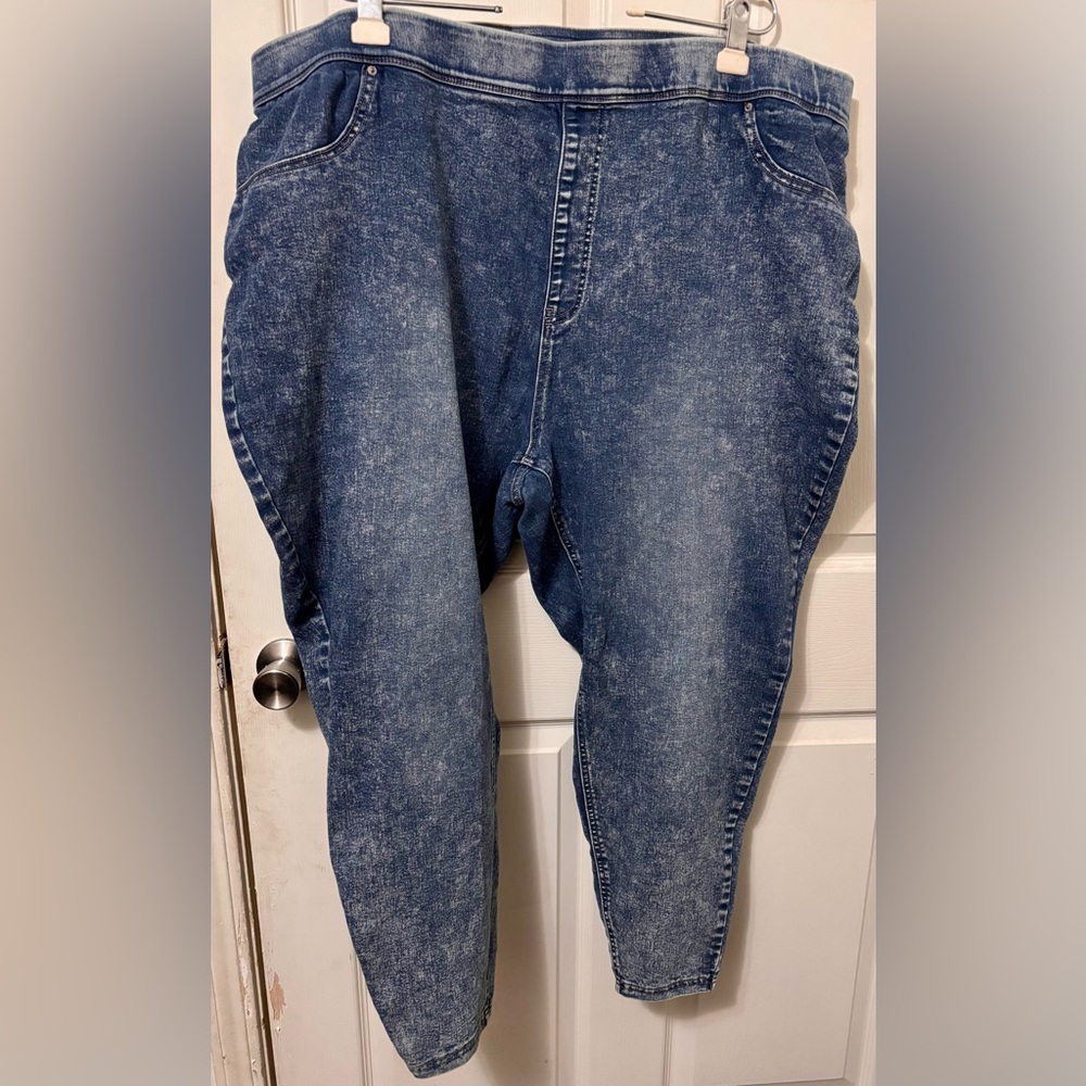 💙 Terra & Sky 4X Stonewashed Blue Jeggings